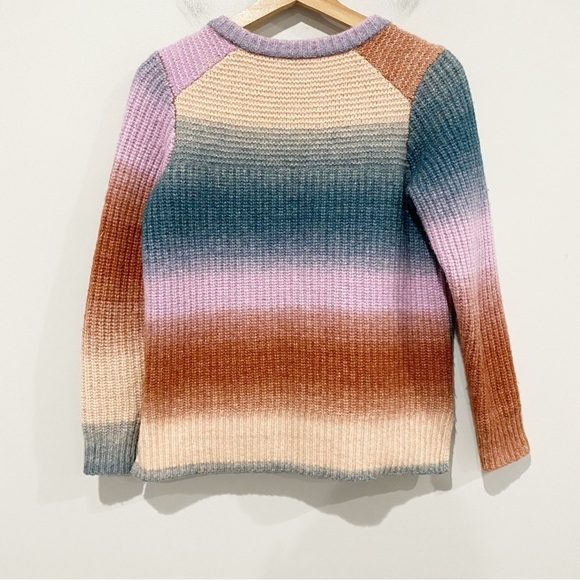 MADEWELL Space-Dyed Button-Shoulder Pullover Sweater Wool Alpaca Size Small - Picture 8 of 11